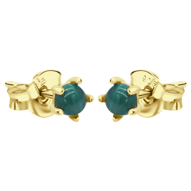Emerald Radiance Stud Earrings STS-5875