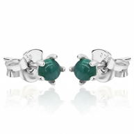 Emerald Radiance Stud Earrings STS-5875