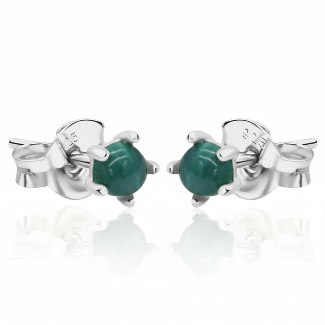 Emerald Radiance Stud Earrings STS-5875