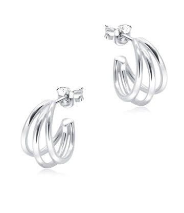 Delicate Bohemian Inspired Ear Studs with Butterfly Closing STS-6107