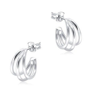 Delicate Bohemian Inspired Ear Studs with Butterfly Closing STS-6107