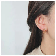 Delicate Bohemian Inspired Ear Studs with Butterfly Closing STS-6107
