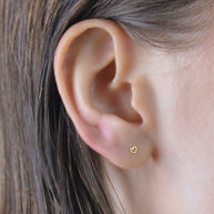 Little Heart Stud Earring STS-6366