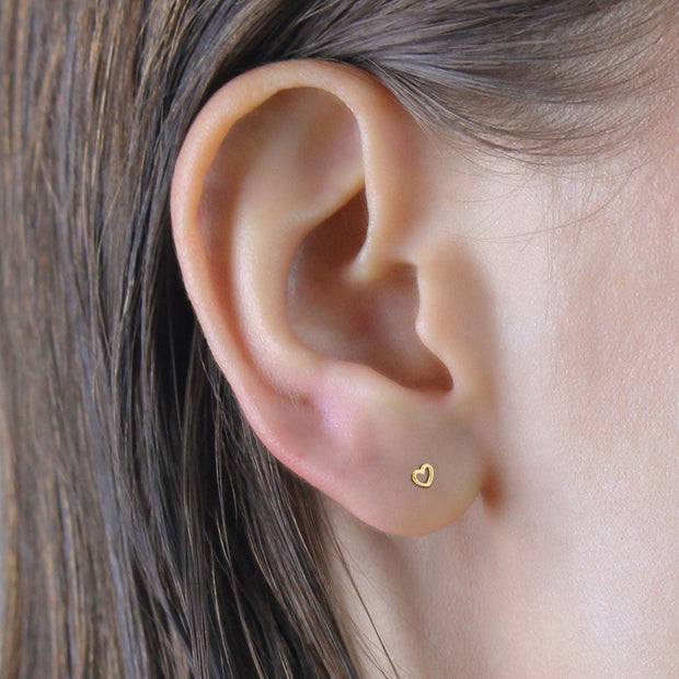 Little Heart Stud Earring STS-6366