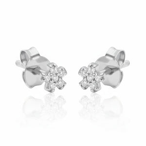Flower Crystal Stud Earring STS-6414