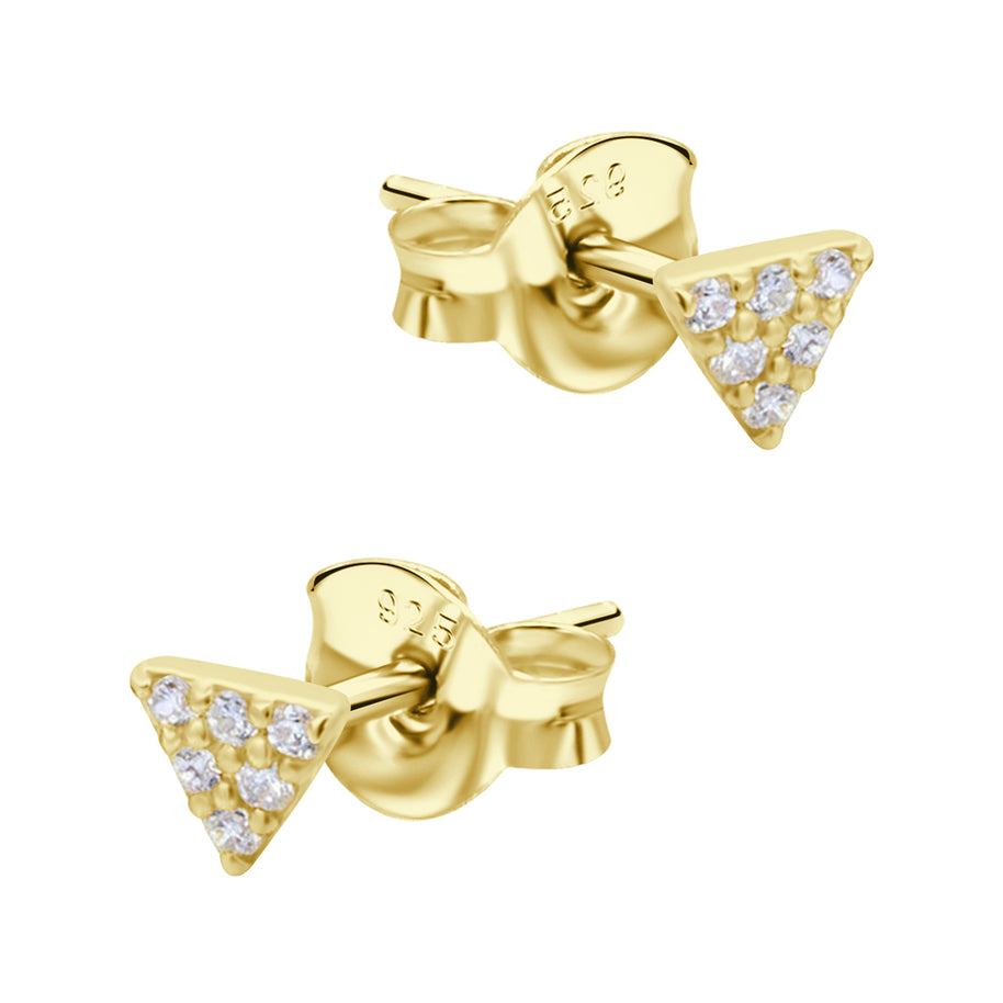 Triangle Crystal Stud Earrings STS-6415