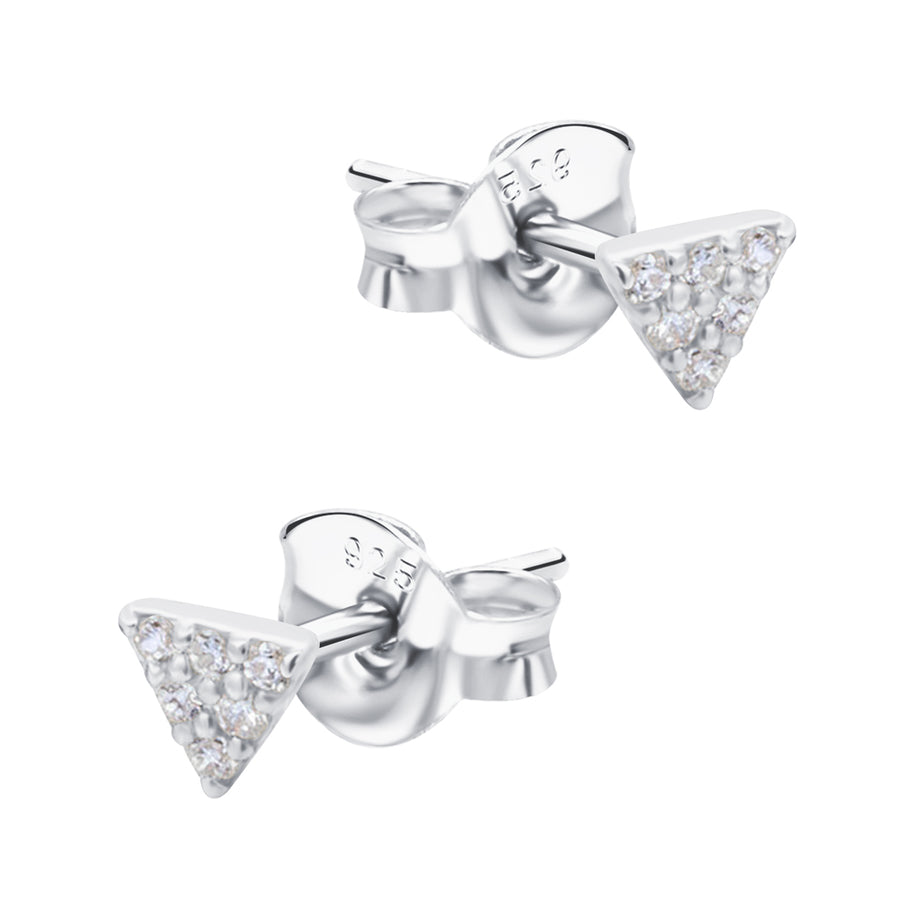 Triangle Crystal Stud Earrings STS-6415
