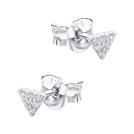 Triangle Crystal Stud Earrings STS-6415