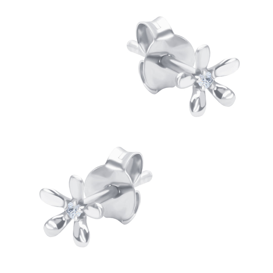 Flower Crystal Stud Earring STS-6436