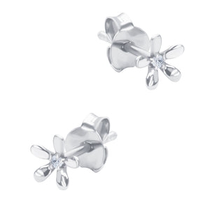 Flower Crystal Stud Earring STS-6436