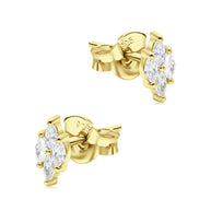 Marquise Crystal Cluster Stud Earring STS-6775