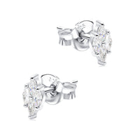 Marquise Crystal Cluster Stud Earring STS-6775