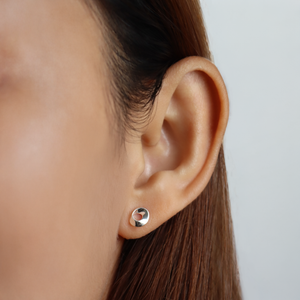 Halo Loop Stud Earrings STS-6786