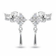Dewdrop Blossom Stud Earrings STS-6789