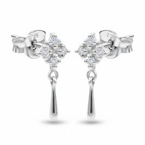 Dewdrop Blossom Stud Earrings STS-6789