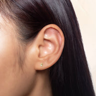 Teardrop Crystal Stud Earring STS-6837
