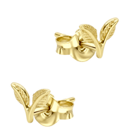 Double Leaf Stud Earring STS-6894