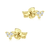 Lovely Heart CZ Stud Earring STS-7010