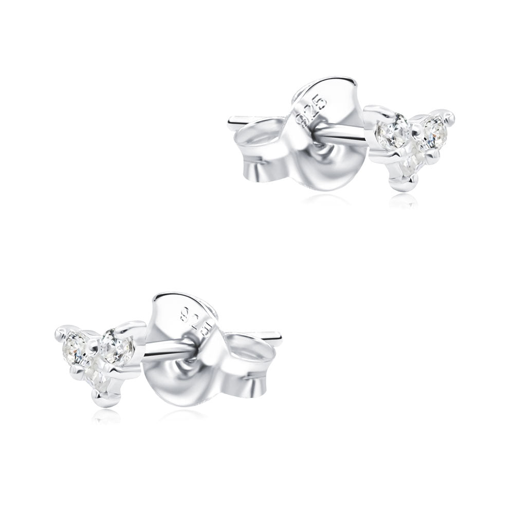 Lovely Heart CZ Stud Earring STS-7010