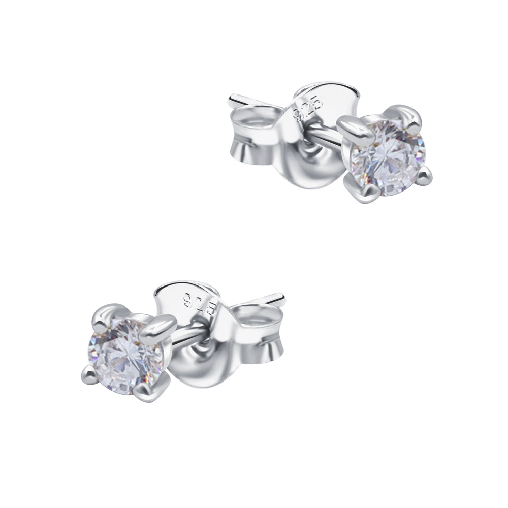Cubic Zirconia Stud Earring STS-7093