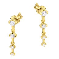 Cascading Crystal Drop Earring STS-7095