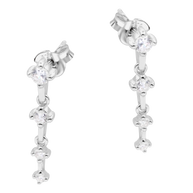 Cascading Crystal Drop Earring STS-7095
