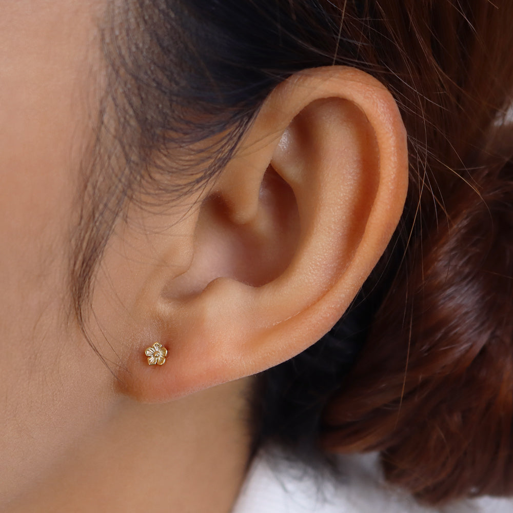 Cherry Blossom Flower Stud Earring STS-7181