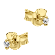 CZ Solitaire Stud Earring STS-7185