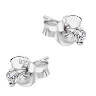 CZ Solitaire Stud Earring STS-7185