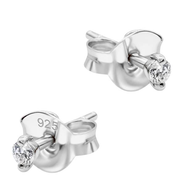 CZ Solitaire Stud Earring STS-7185