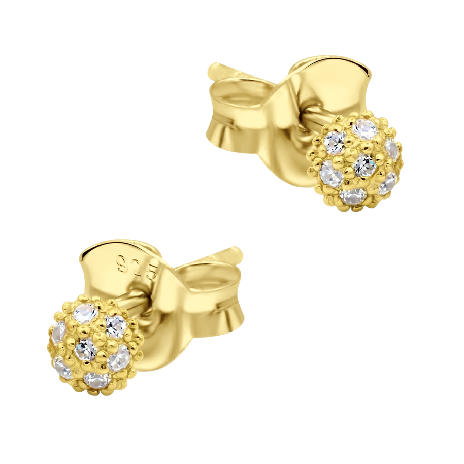 CZ Ball Cluster Stud Earring STS-7220