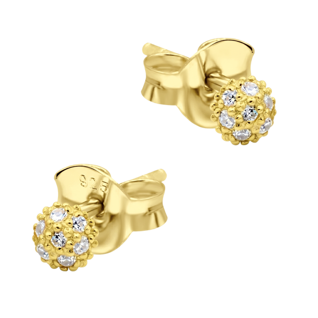 CZ Ball Cluster Stud Earring STS-7220