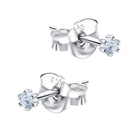 Solitaire Crystal Stud Earring STS-7229