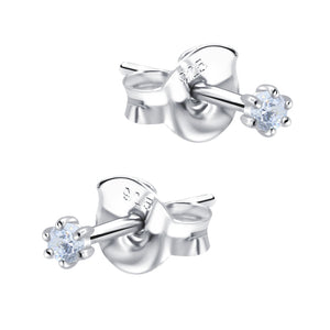 Solitaire Crystal Stud Earring STS-7229