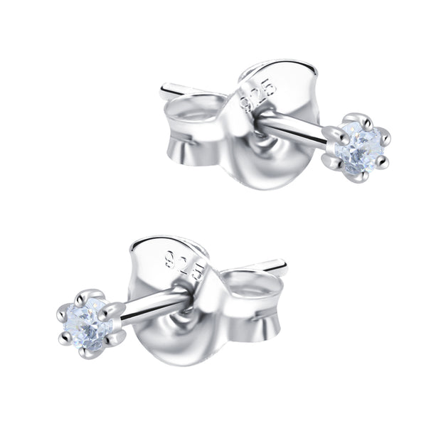 Solitaire Crystal Stud Earring STS-7229