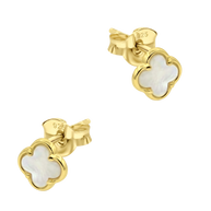 Mother of Pearl Clover Stud Earring STS-7232