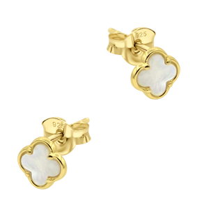 Mother of Pearl Clover Stud Earring STS-7232