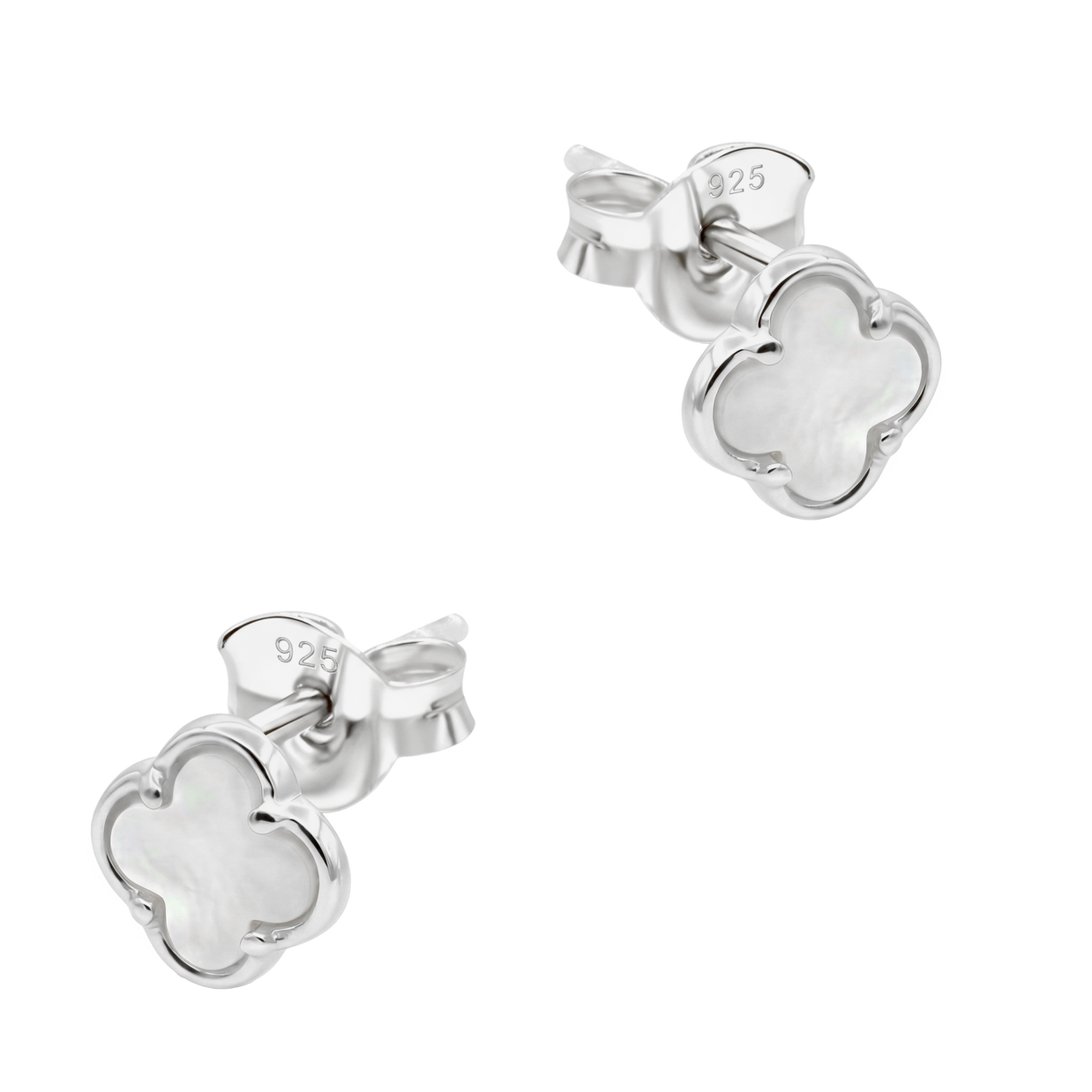 Mother of Pearl Clover Stud Earring STS-7232
