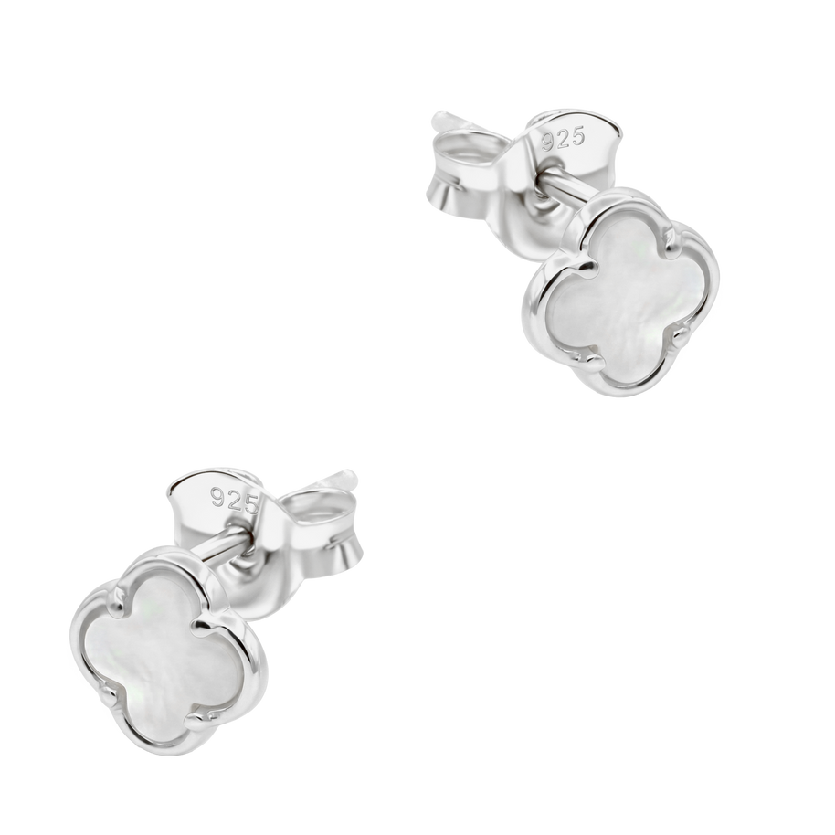 Mother of Pearl Clover Stud Earring STS-7232
