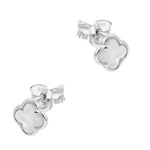 Mother of Pearl Clover Stud Earring STS-7232