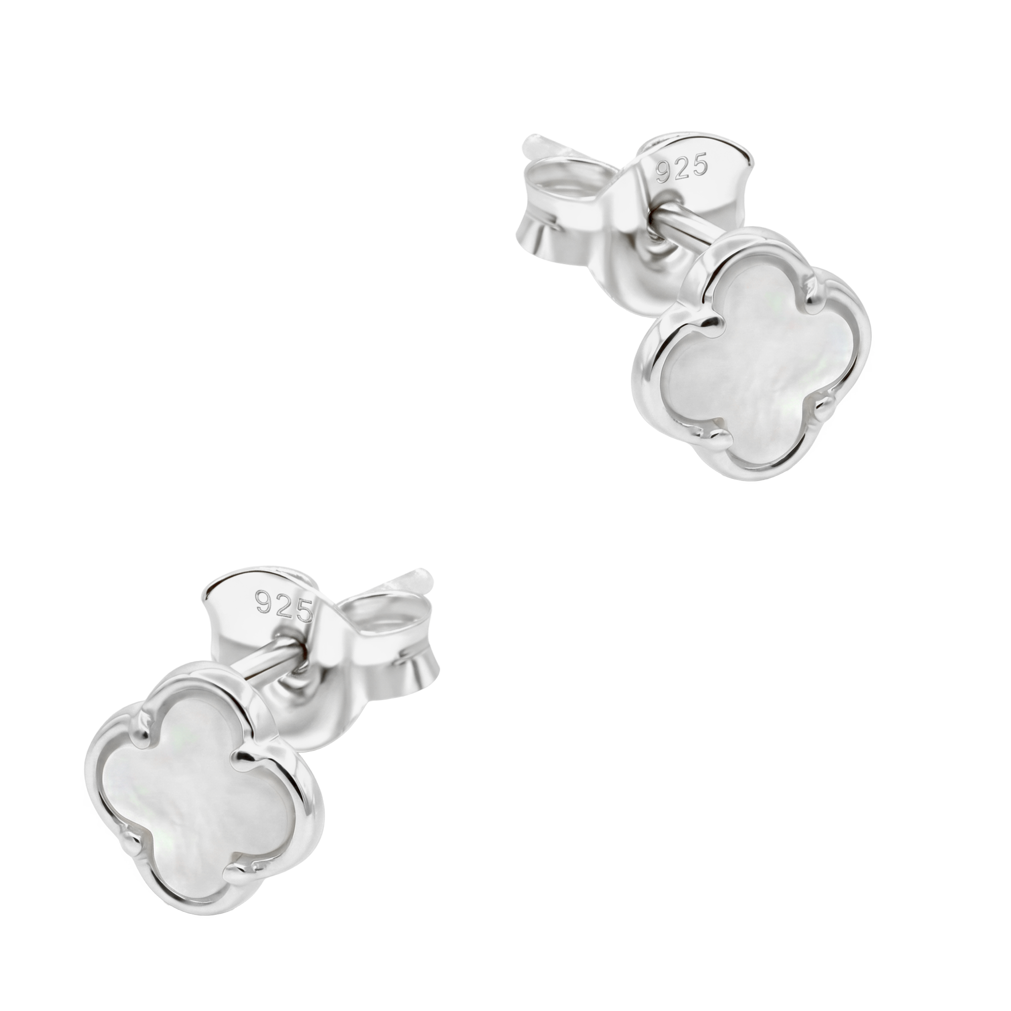 Mother of Pearl Clover Stud Earring STS-7232