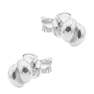 Polished Love Knot Stud Earring STS-7240