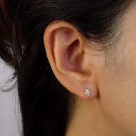 Minimal Knot Stud Earring STS-7270