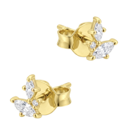 Marquise CZ Butterfly Stud Earring STS-7272