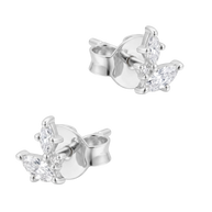Marquise CZ Butterfly Stud Earring STS-7272