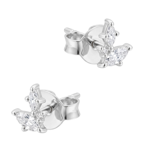 Marquise CZ Butterfly Stud Earring STS-7272