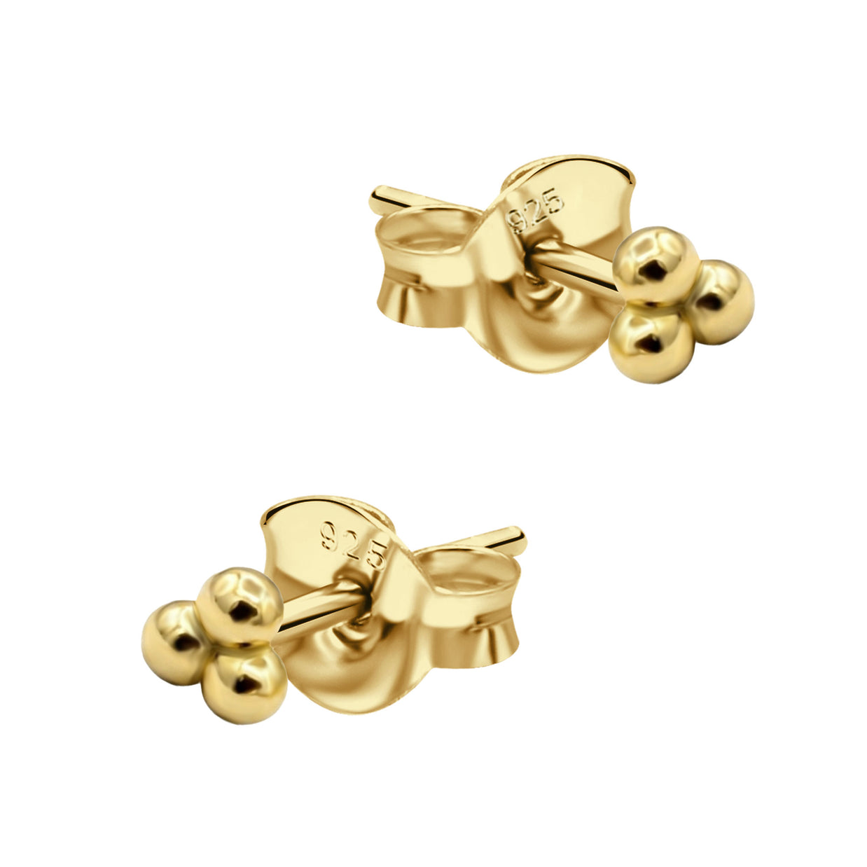 Triple Ball Cluster Stud Earring STS-7285