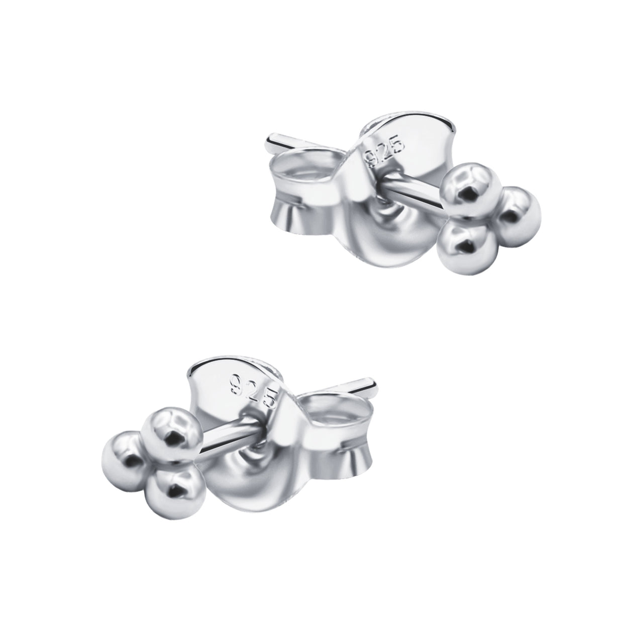 Triple Ball Cluster Stud Earring STS-7285