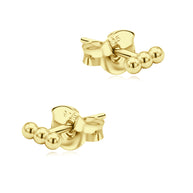 Triple Ball Bar Stud Earring STS-7286