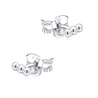 Triple Ball Bar Stud Earring STS-7286